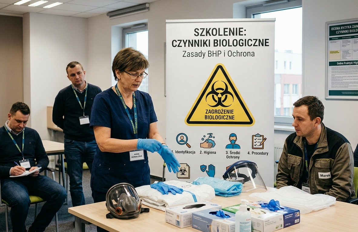 Szkolenie bhp - narażenie na czynniki biologiczne w środowisku pracy